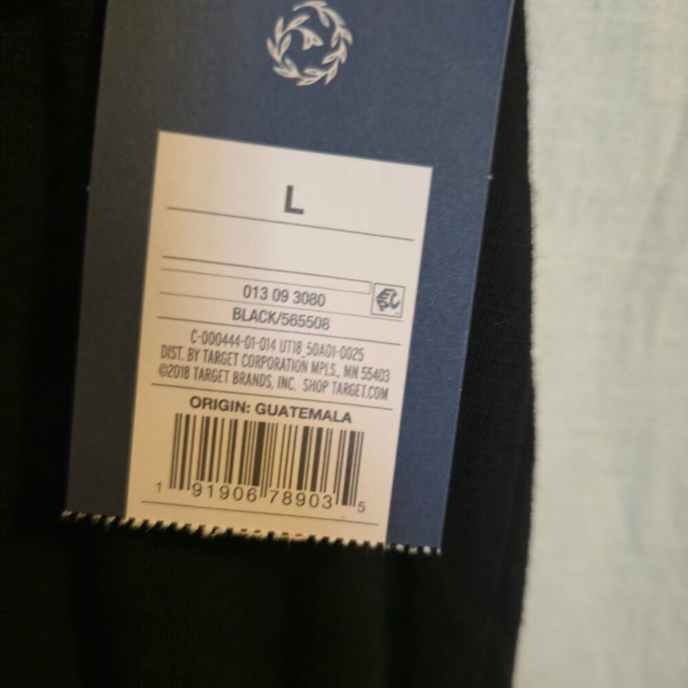 Universal Thread dress womens Large black tank midi sleeveless jersey NWT - Picture 5 of 7
